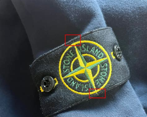 stone island bum bag fake|stone island badge false.